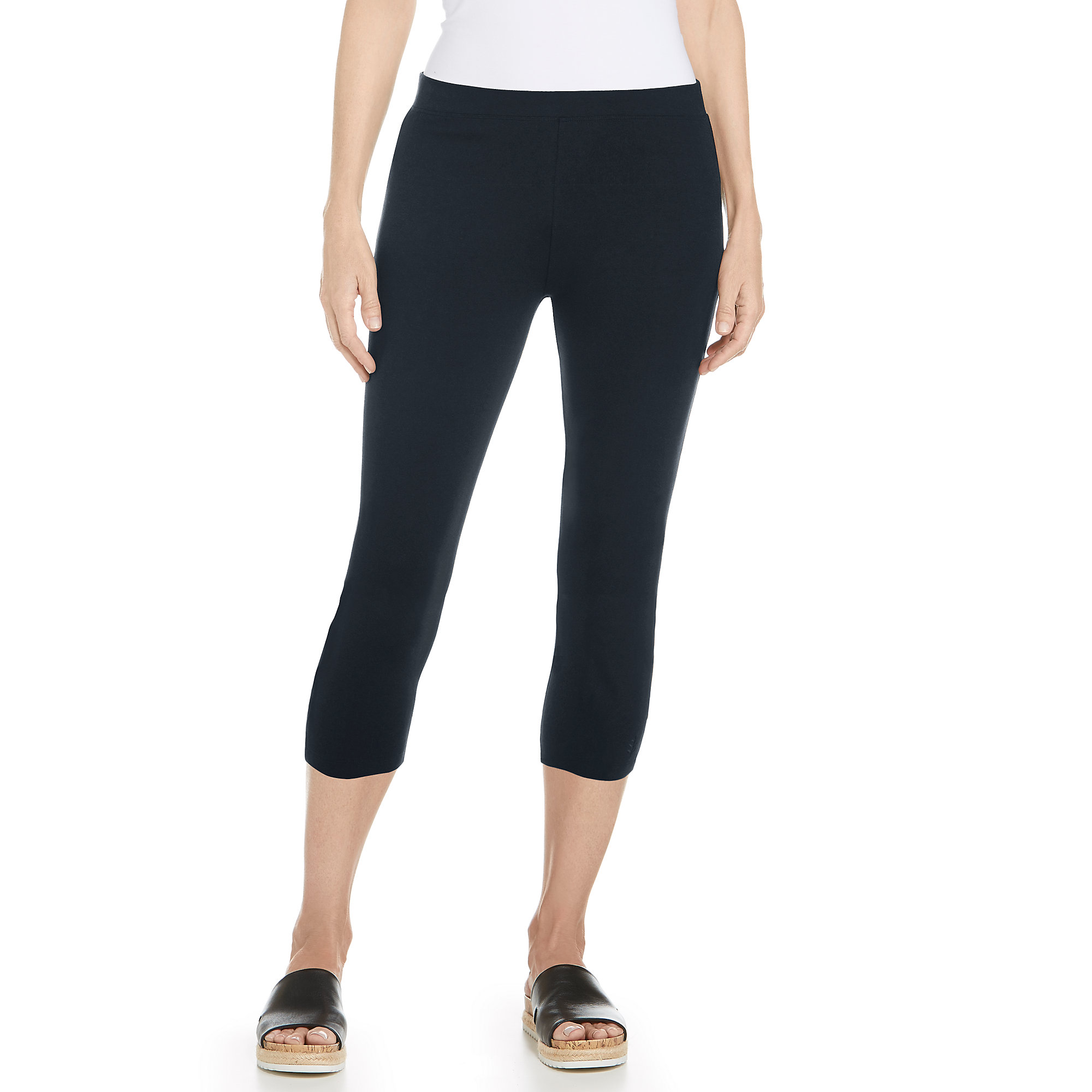 Coolibar - UV capris for ladies - dark blue