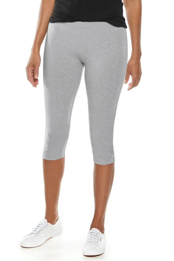 Coolibar - UV capris for ladies - grey