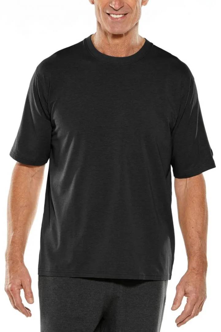 Coolibar - UV T-Shirt for men - Short sleeve - Morada Everyday - Solid - Black  