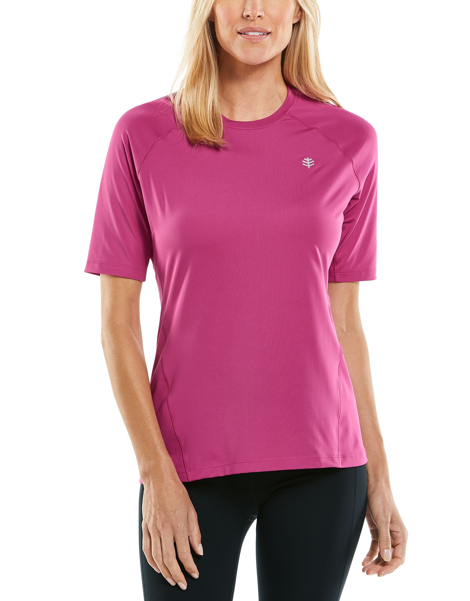 Coolibar - UV Fitness Top for women - Devi - Rhubarb