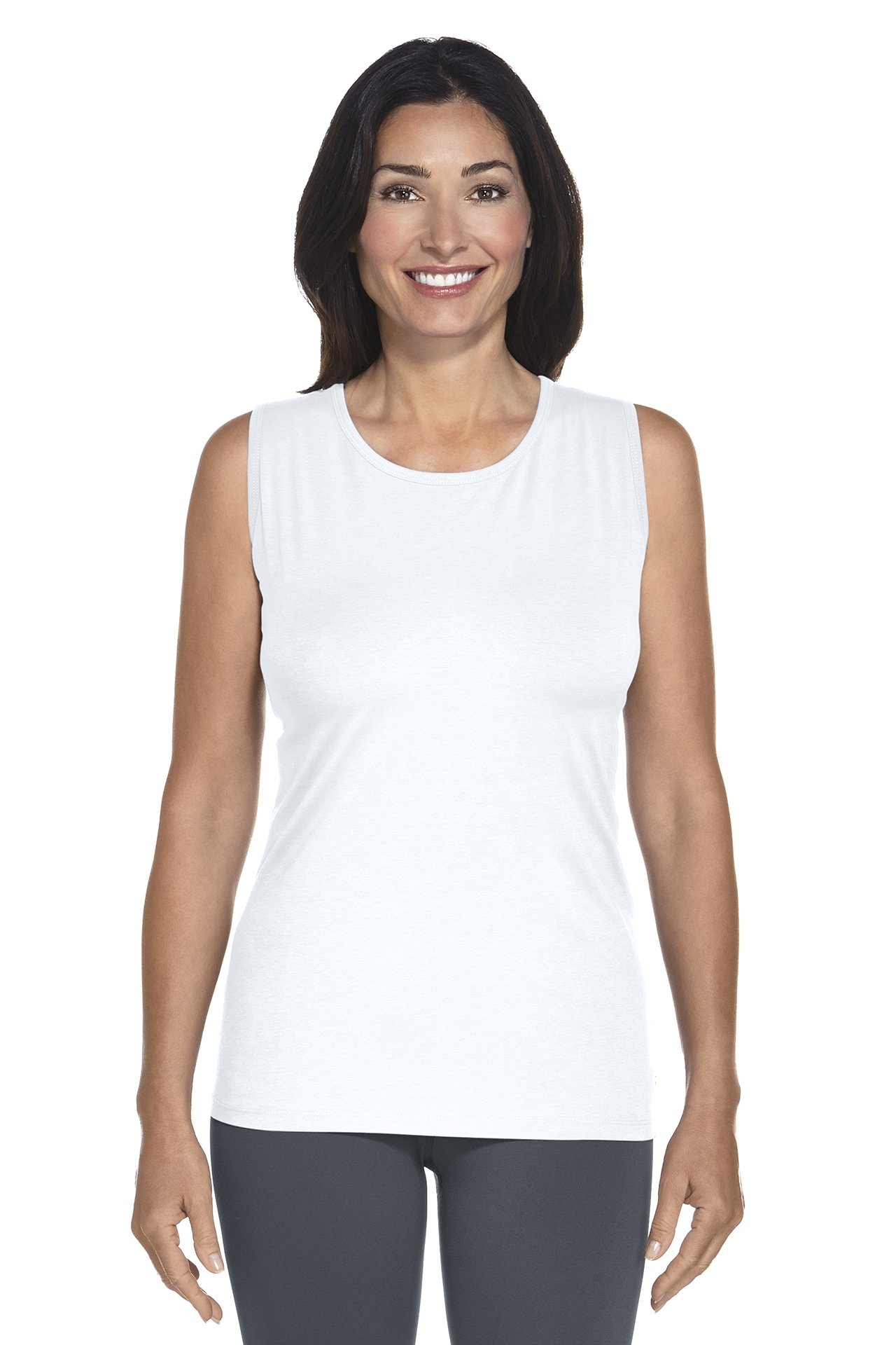 Coolibar - UV Basic Tank - white