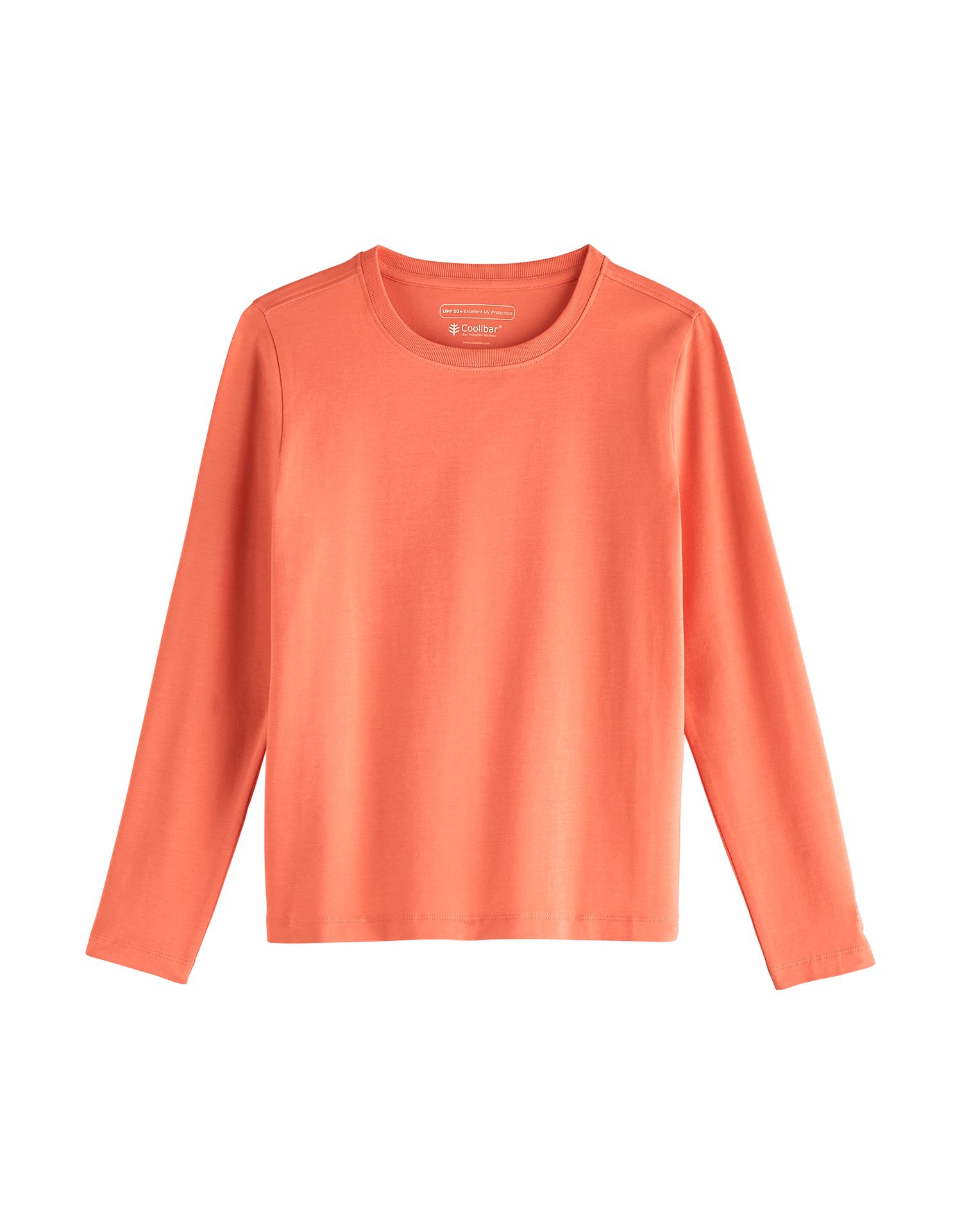 Coolibar - UV Shirt for kids - Longsleeve - Coco Plum - Soft Coral