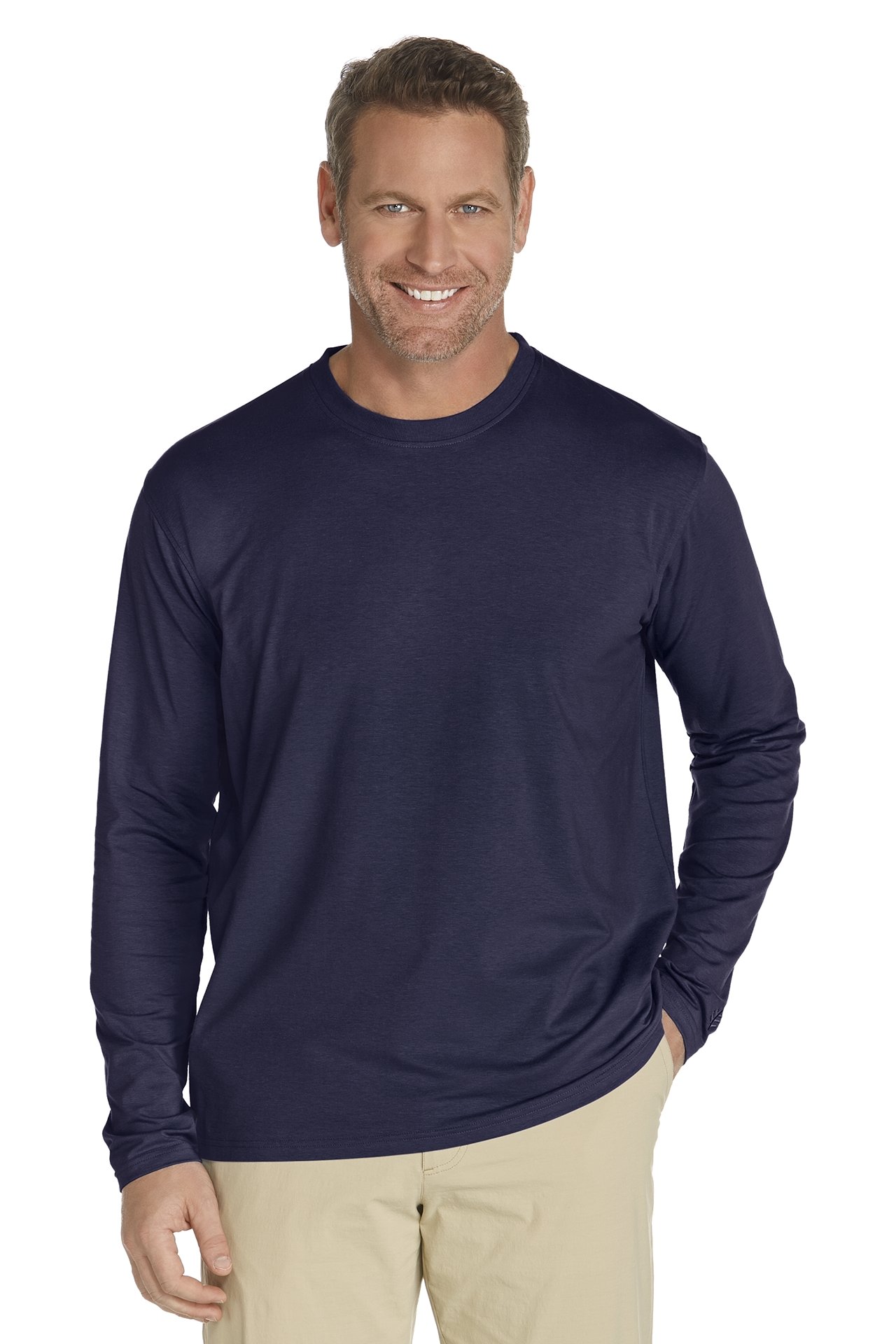 Coolibar - UV Shirt for men - Longsleeve - Morada - Navy