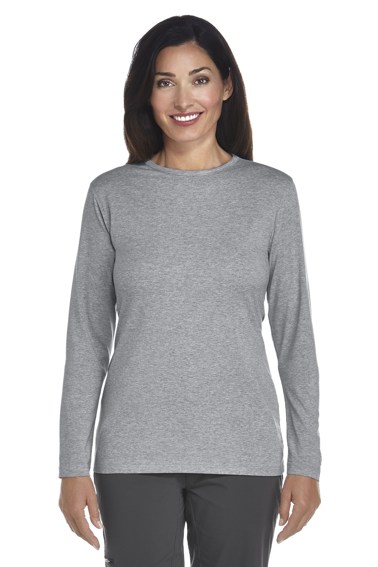 Coolibar - UV Long-Sleeve T-Shirt - grey