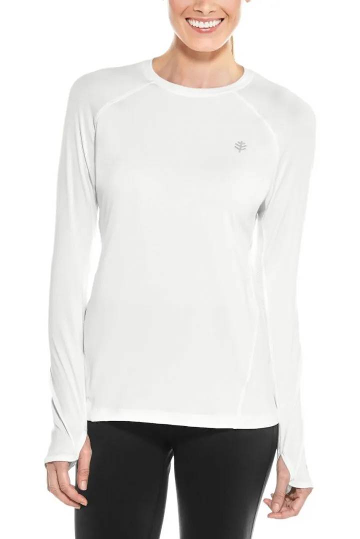 Coolibar - UV Fitness Shirt for women - Long sleeve - Devi - White