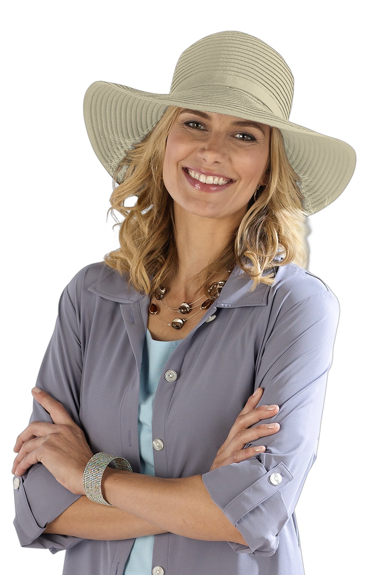 Coolibar - Shapeable Travel UV Sun Hat - Beige