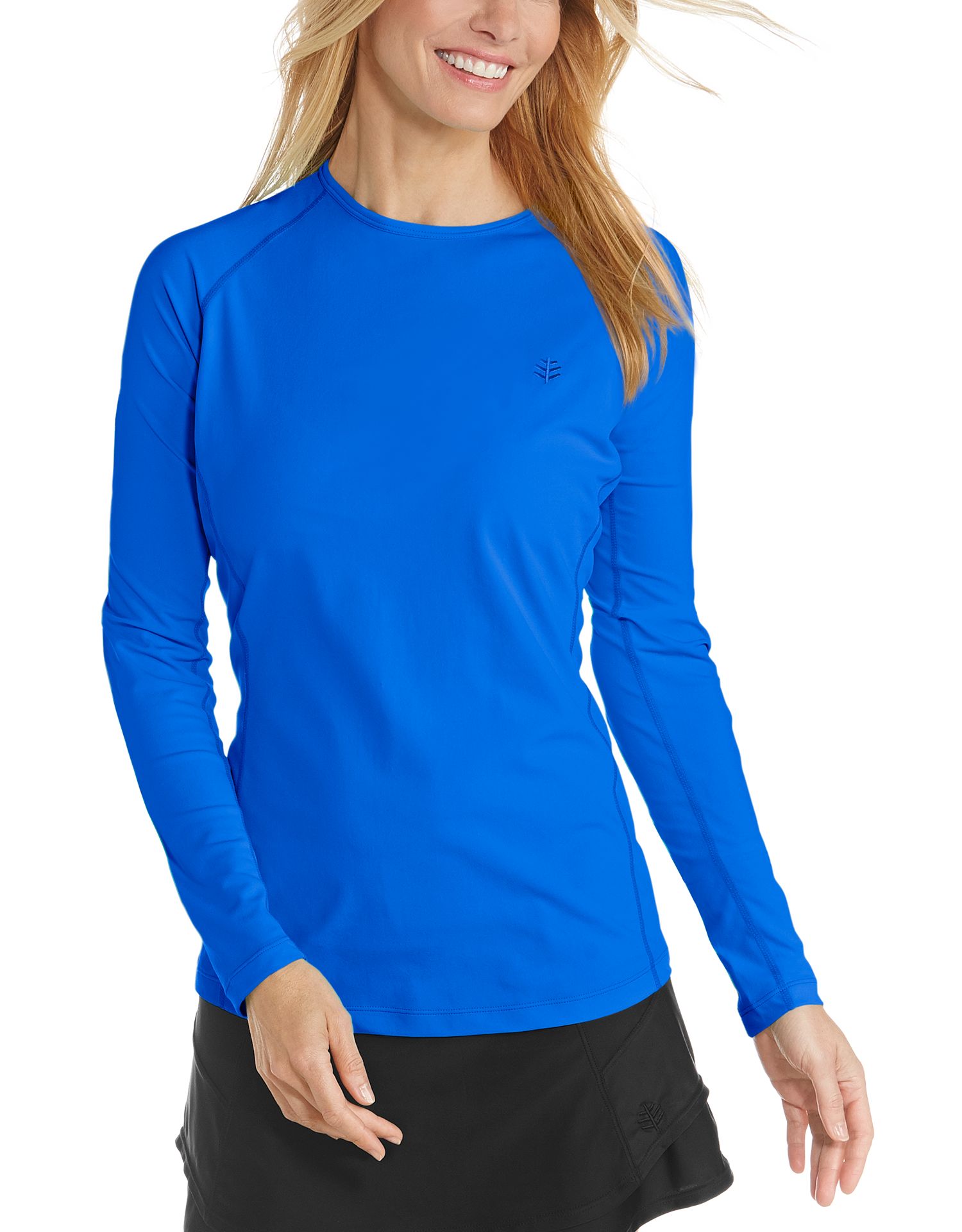 Coolibar - UV Swim Shirt for women - Longsleeve - Hightide - Baja Blue