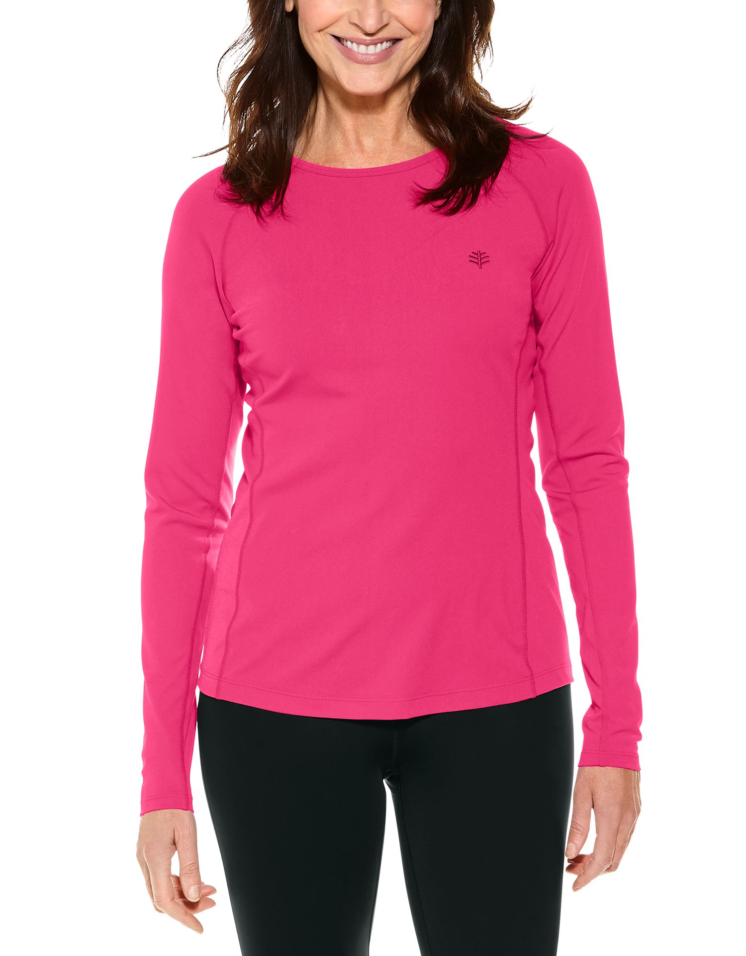 Coolibar - UV Swim Shirt for women - Longsleeve - Hightide - Jazzy Pink