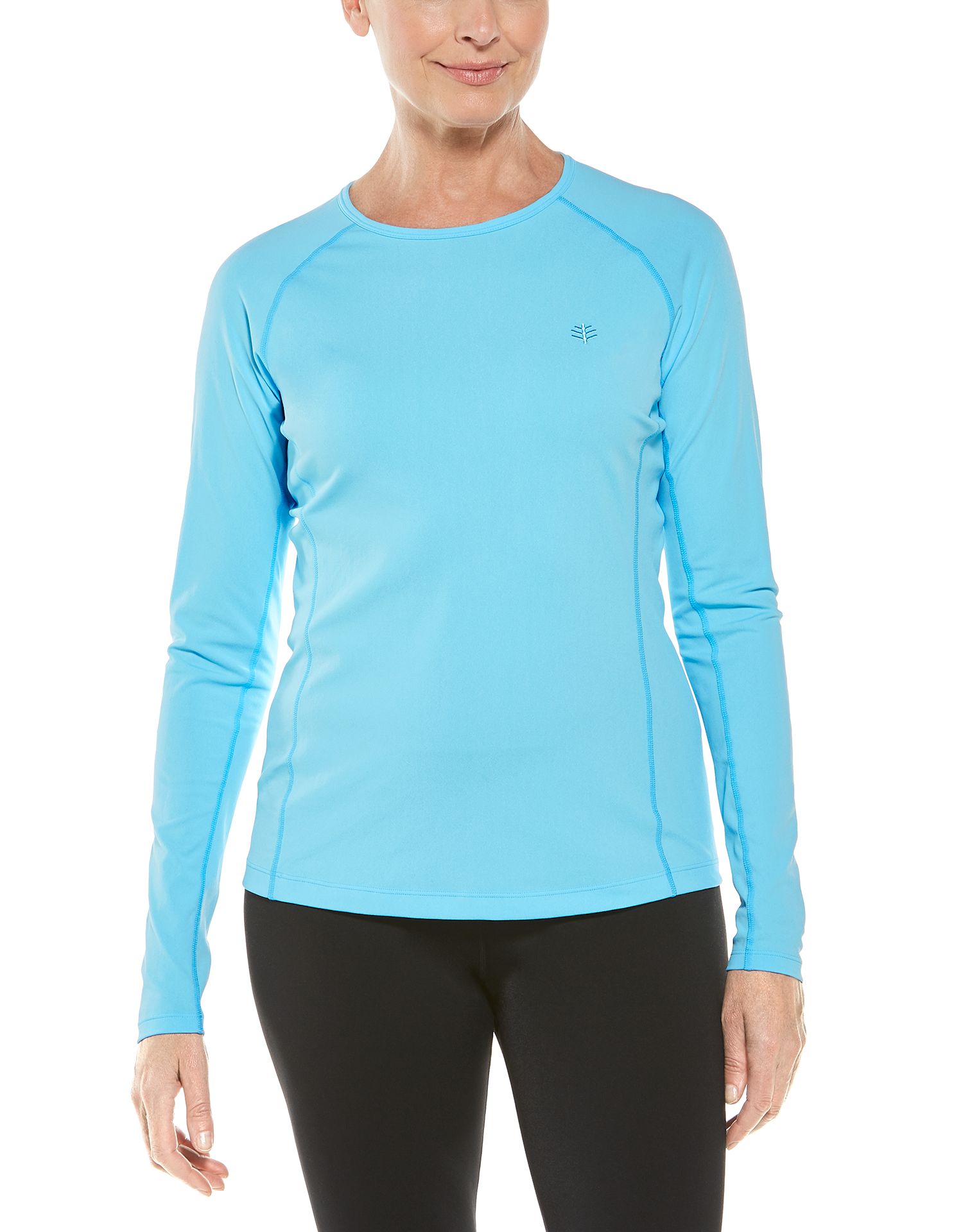 Coolibar - UV Swim Shirt for women - Longsleeve - Hightide - Ice Blue