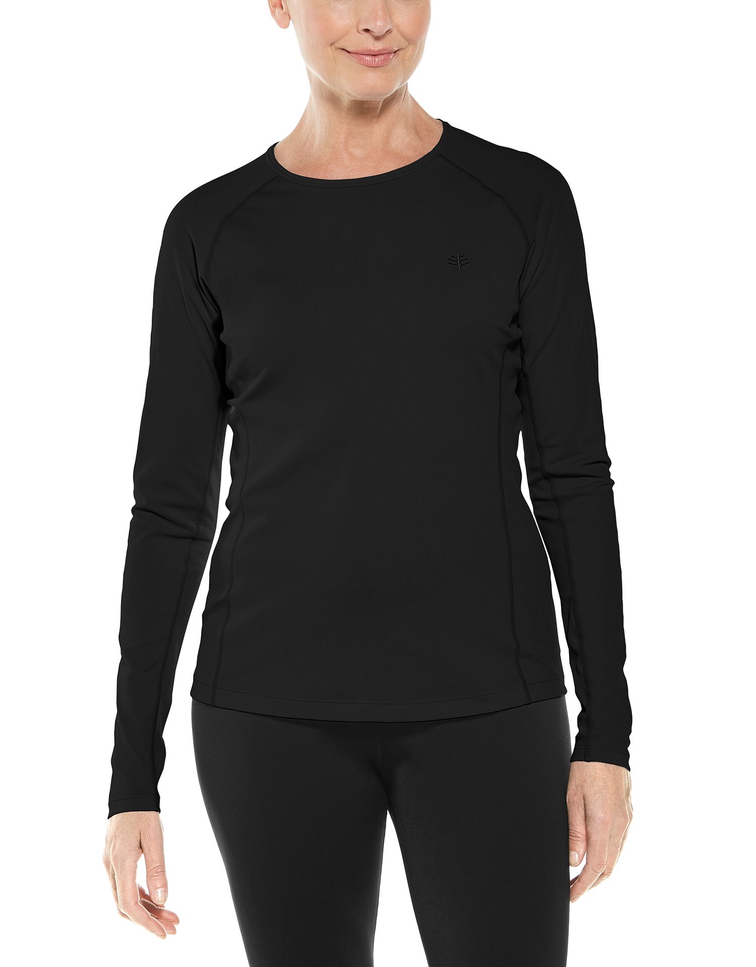 Coolibar - UV Swim Shirt for women - Longsleeve - Hightide - Black