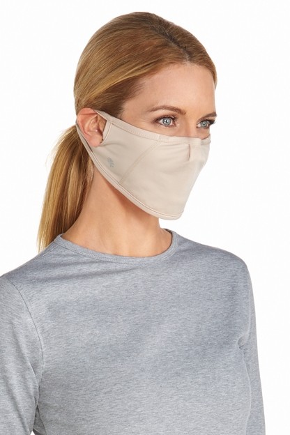 Coolibar - UV resistant Mask for adults - Blackburn - Beige