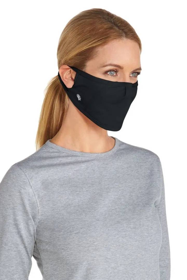 Coolibar - UV Mask for adults - Blackburn - Black