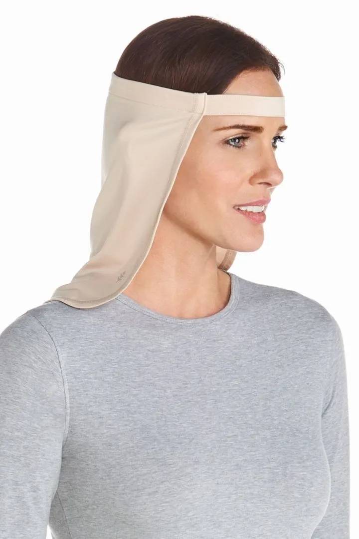 Coolibar - UV Hat Drape for adults - Windom - Beige 