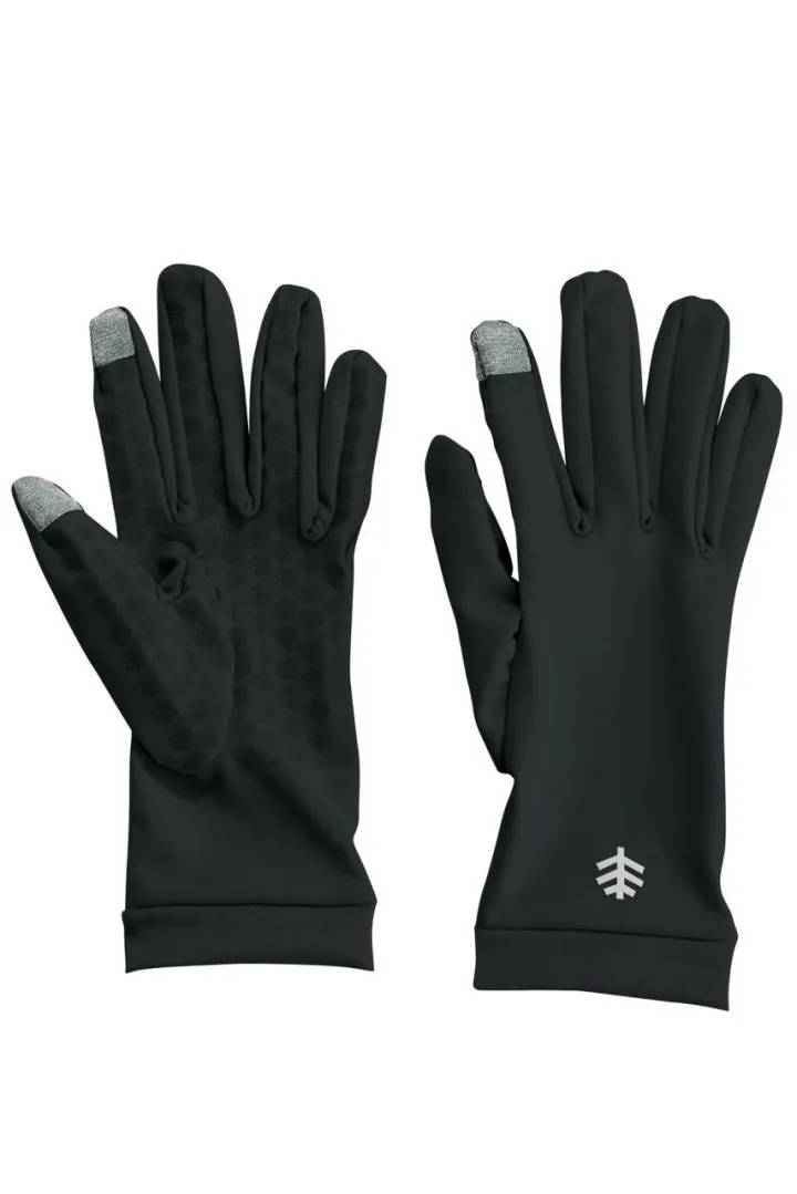 Coolibar - UV Gloves for adults - Gannett - Black