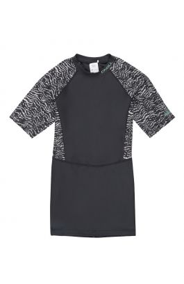 O'Neill - Women's long UV shirt - short sleeves - Mix - Black