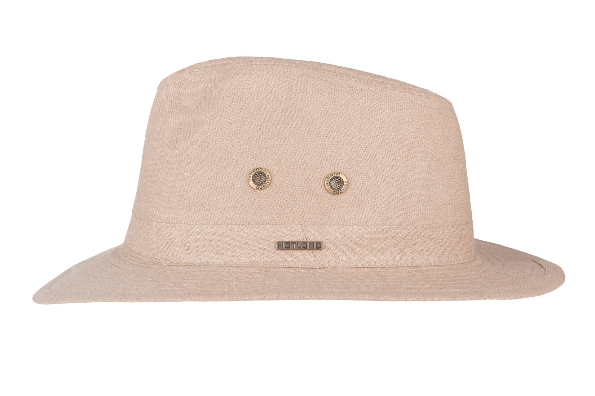 Hatland - UV Fedora hat for men - Yannick - Khaki