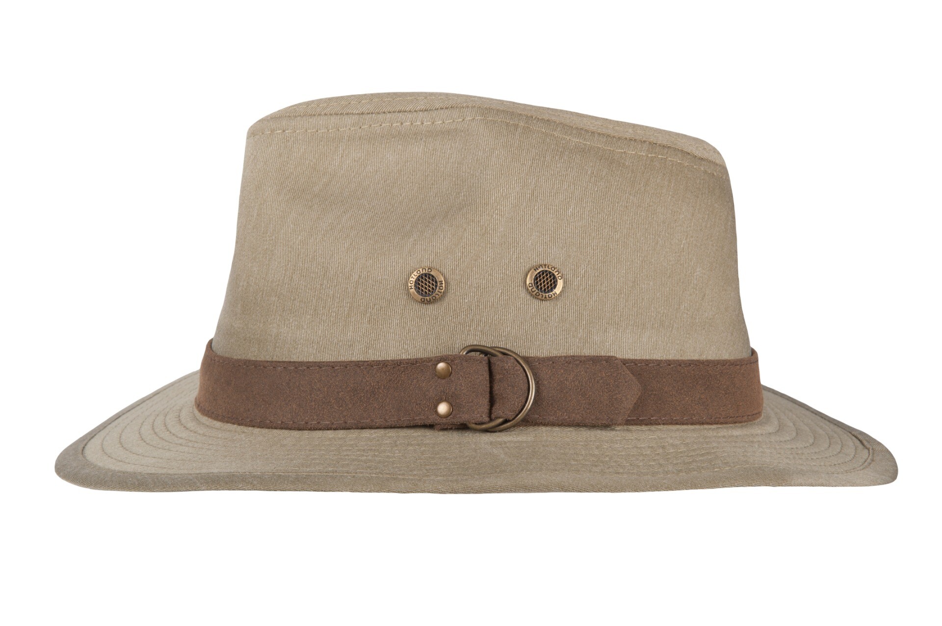 Hatland - UV Fedora hat for men - Yorden - Olivegreen
