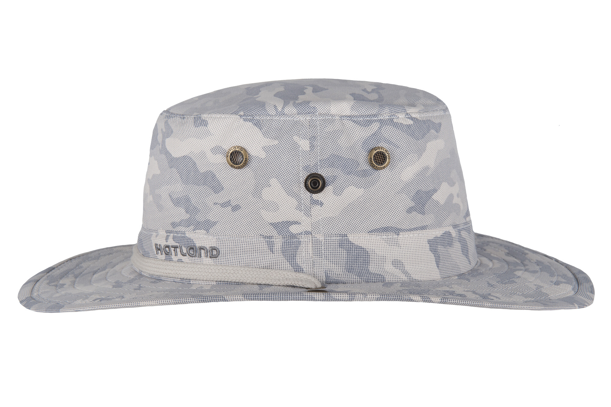 Hatland - UV Boonie hat for men - Vandiver - Grey camouflage