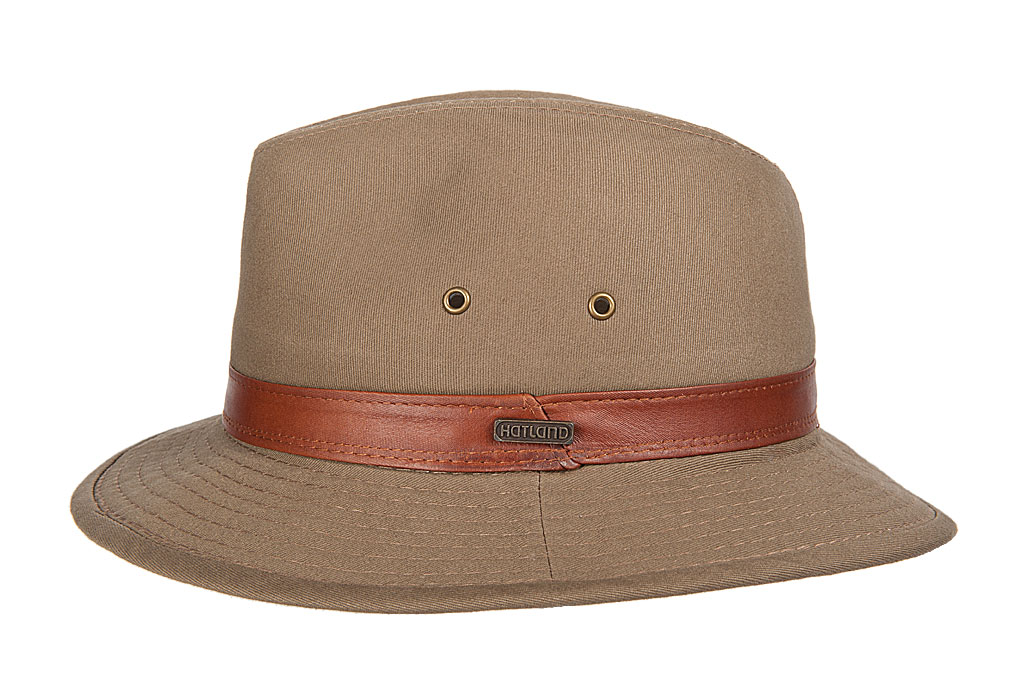 Hatland - UV Bucket hat for men - BushWalker - Bronze