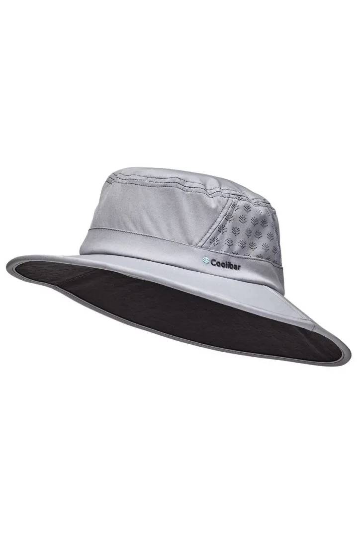 Coolibar - UV Golf Hat for adults - Fore - Steel Grey 