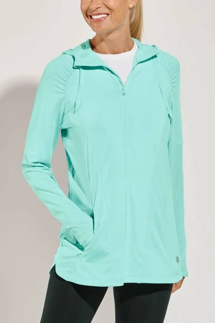 Coolibar - UV Full-Zip Jacket for women - Astir - Solid - Glacier