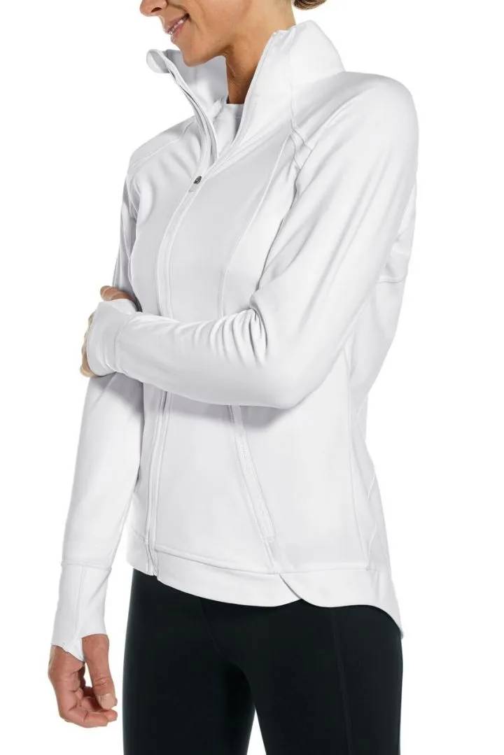 Coolibar - UV Jacket for women - Interval - Solid - White