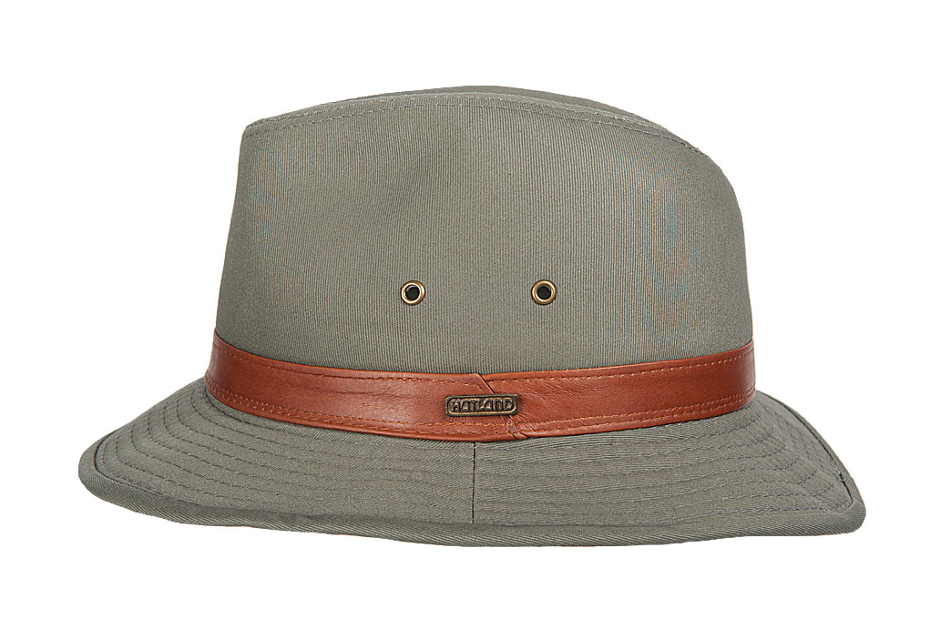 Hatland - UV Bucket hat for men - BushWalker - Olivegreen