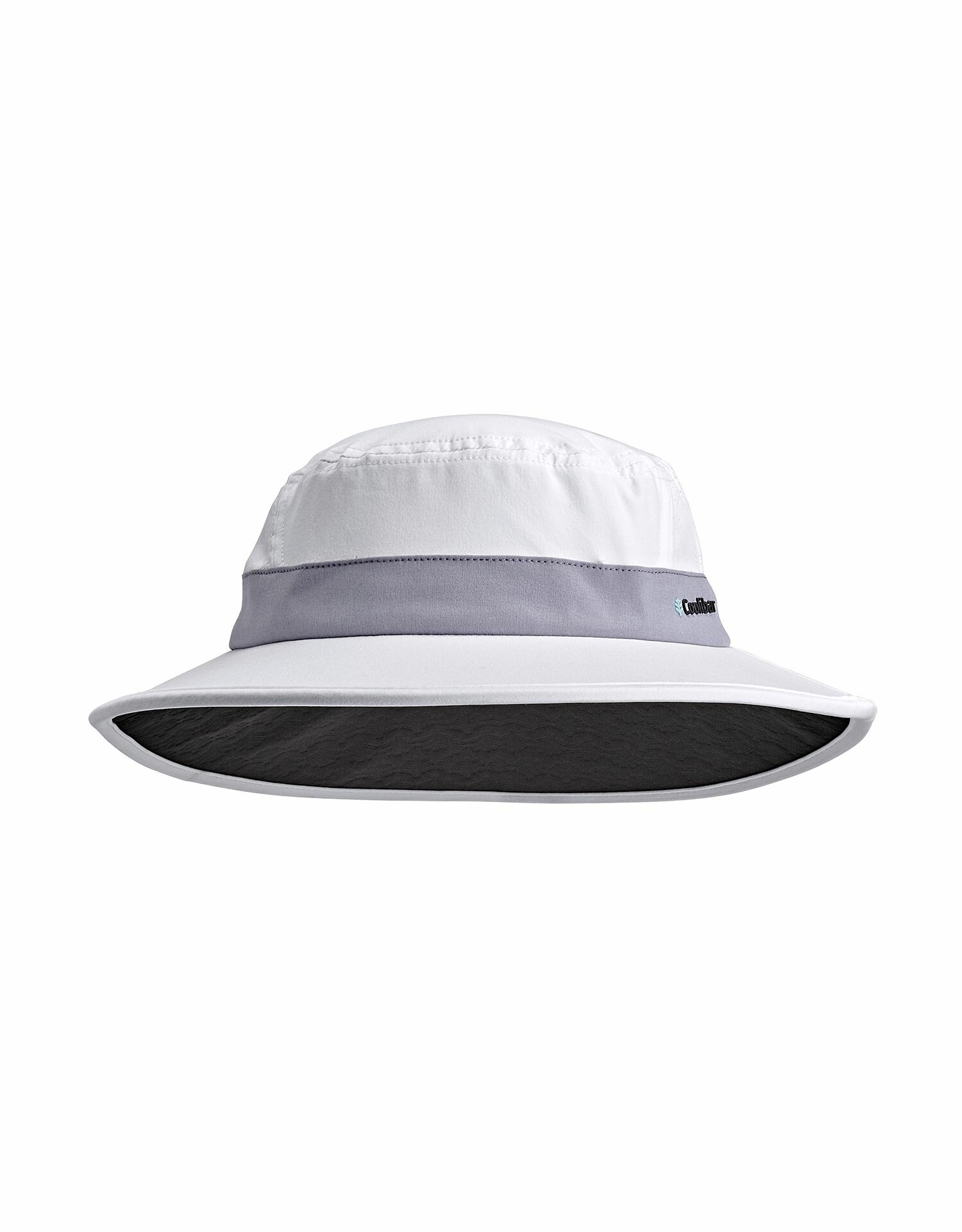 Coolibar - UV Sport Hat for kids - Fore Golf - White/Steel Grey