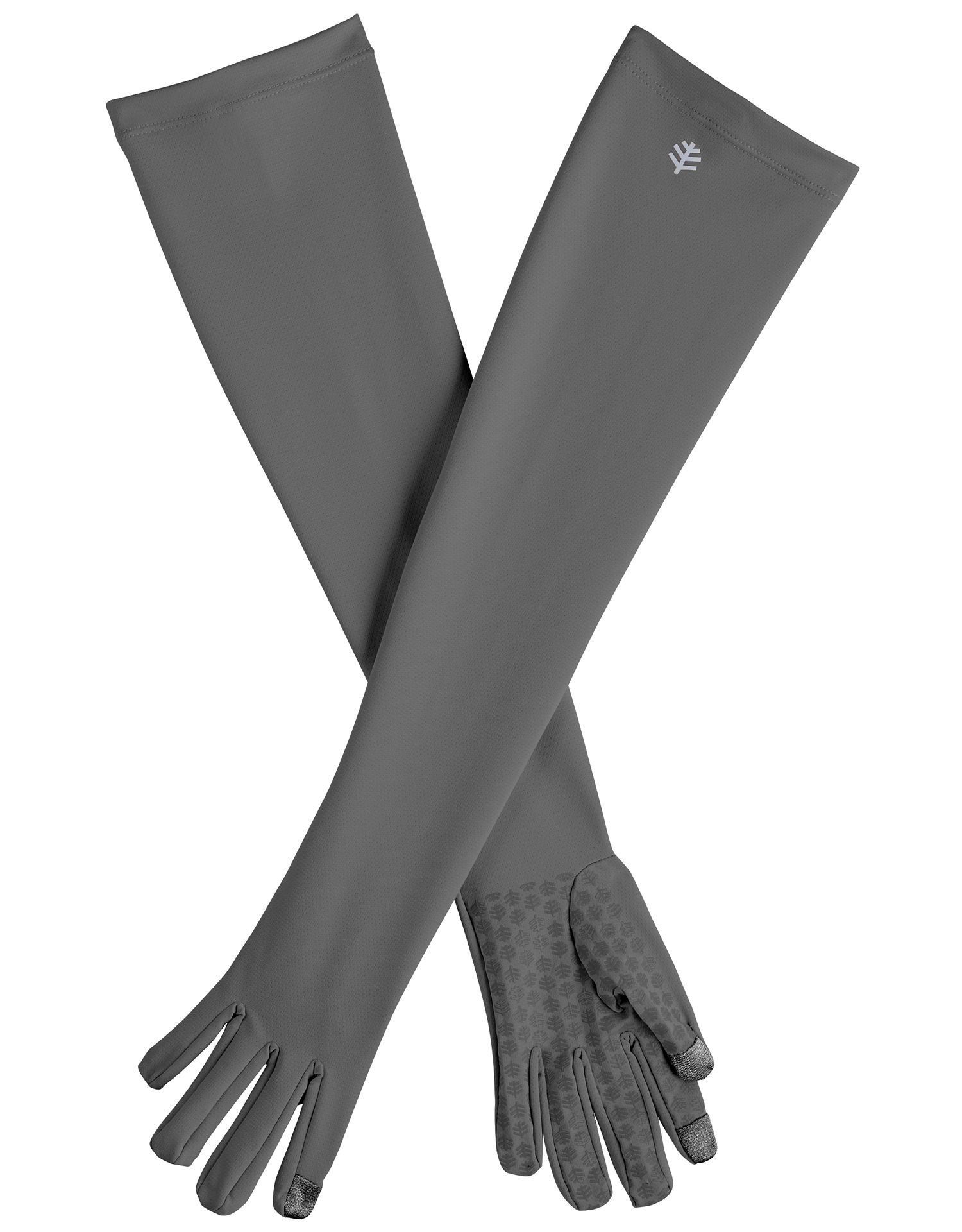 Coolibar - UV resistant gloves with long sleeve for adults - Culebra - Charcoal