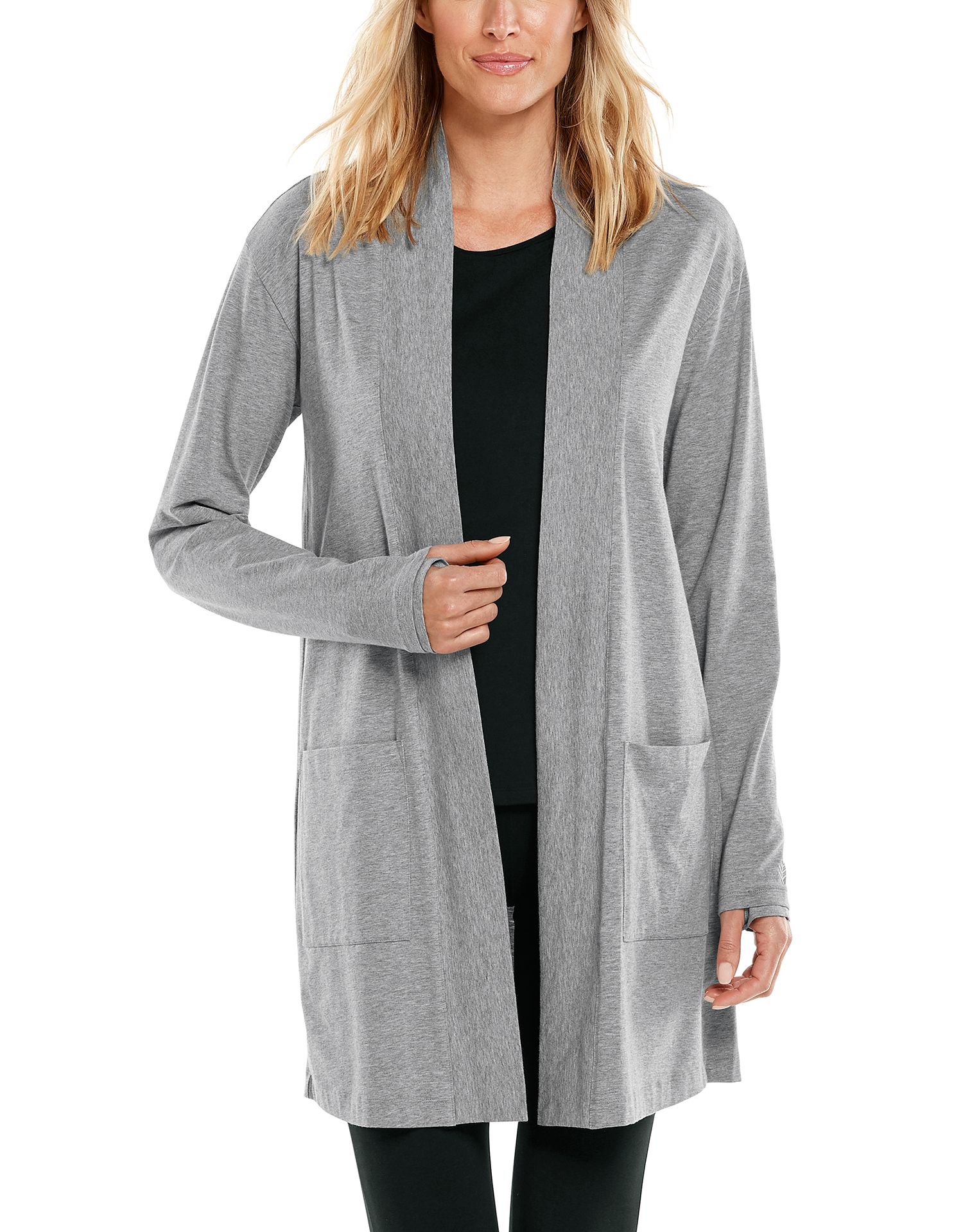 Coolibar - UV Cardigan for women - Corbella - Grey