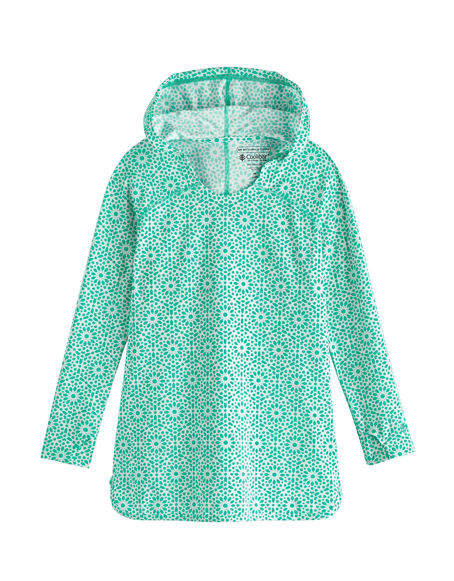 Coolibar UV Swim Dress for girls Seacoast Cover Up Sea Mint UV Fashions