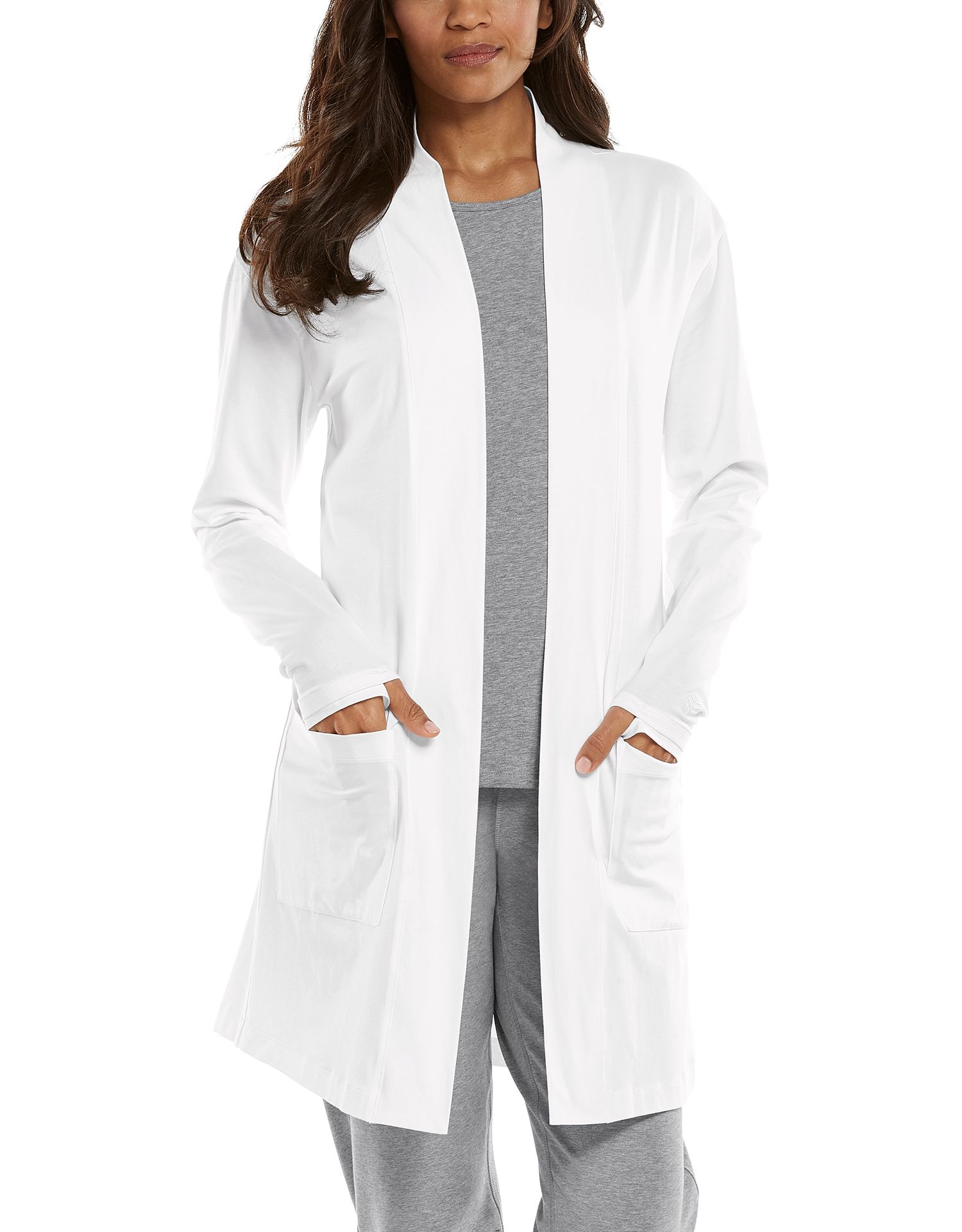 Coolibar - UV Cardigan for women - Corbella - White