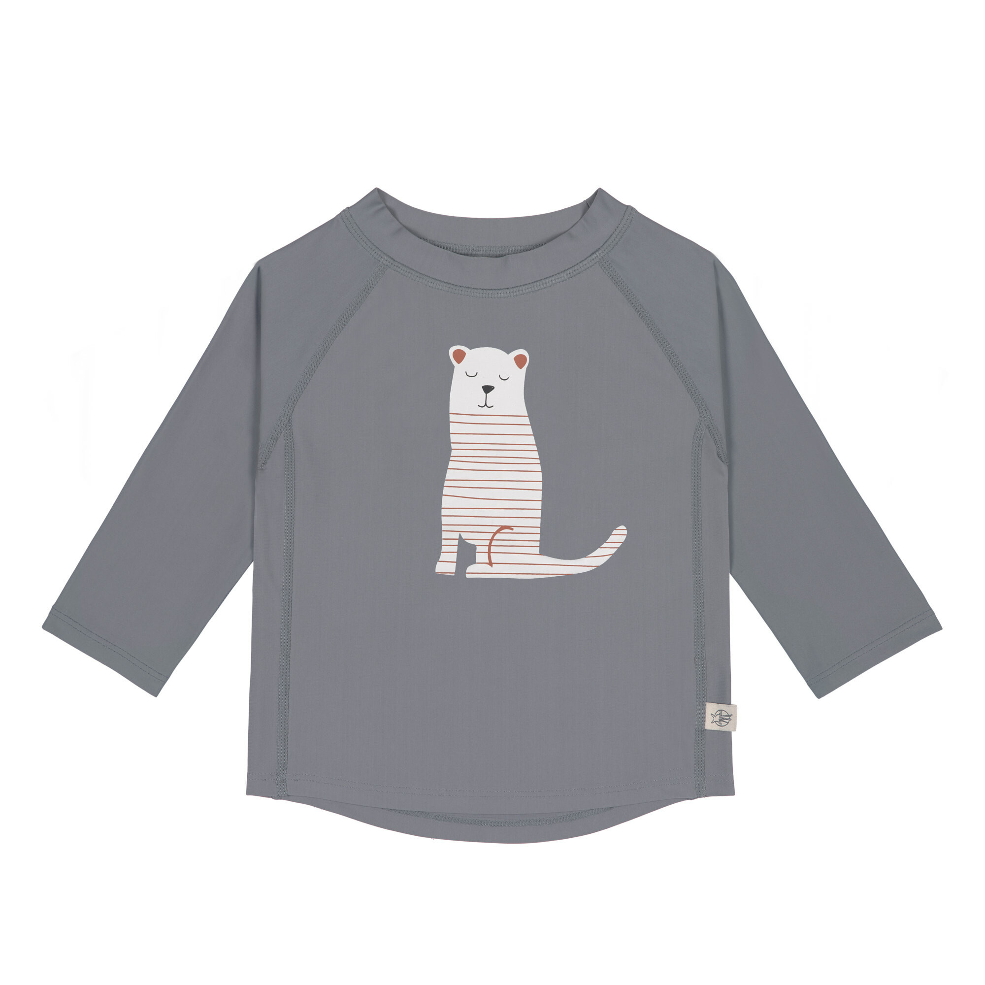Lässig - UV rashguard with long sleeves for kids - Tiger - grey