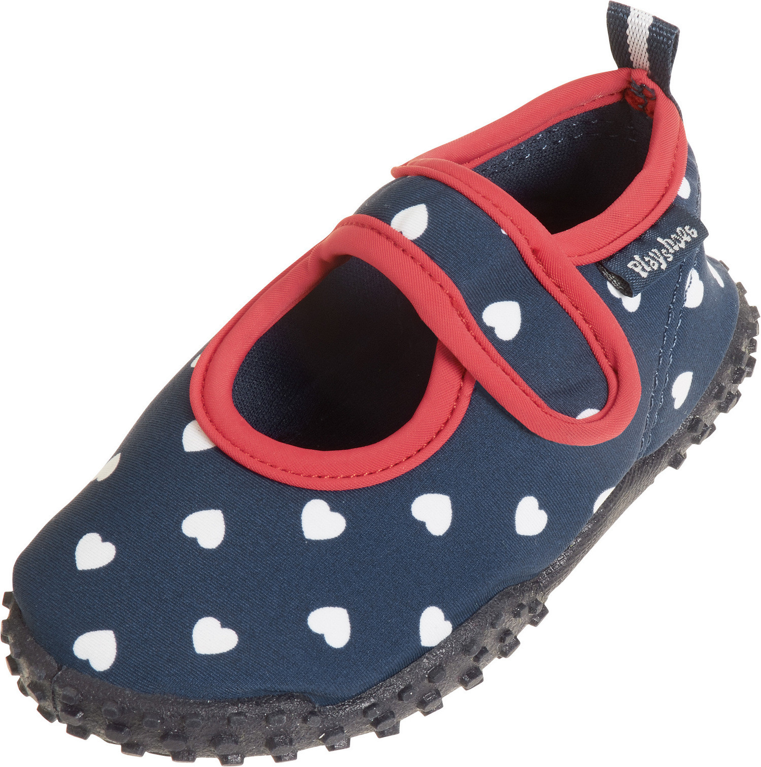 Playshoes - UV water shoes for girls - hearts - dark blue