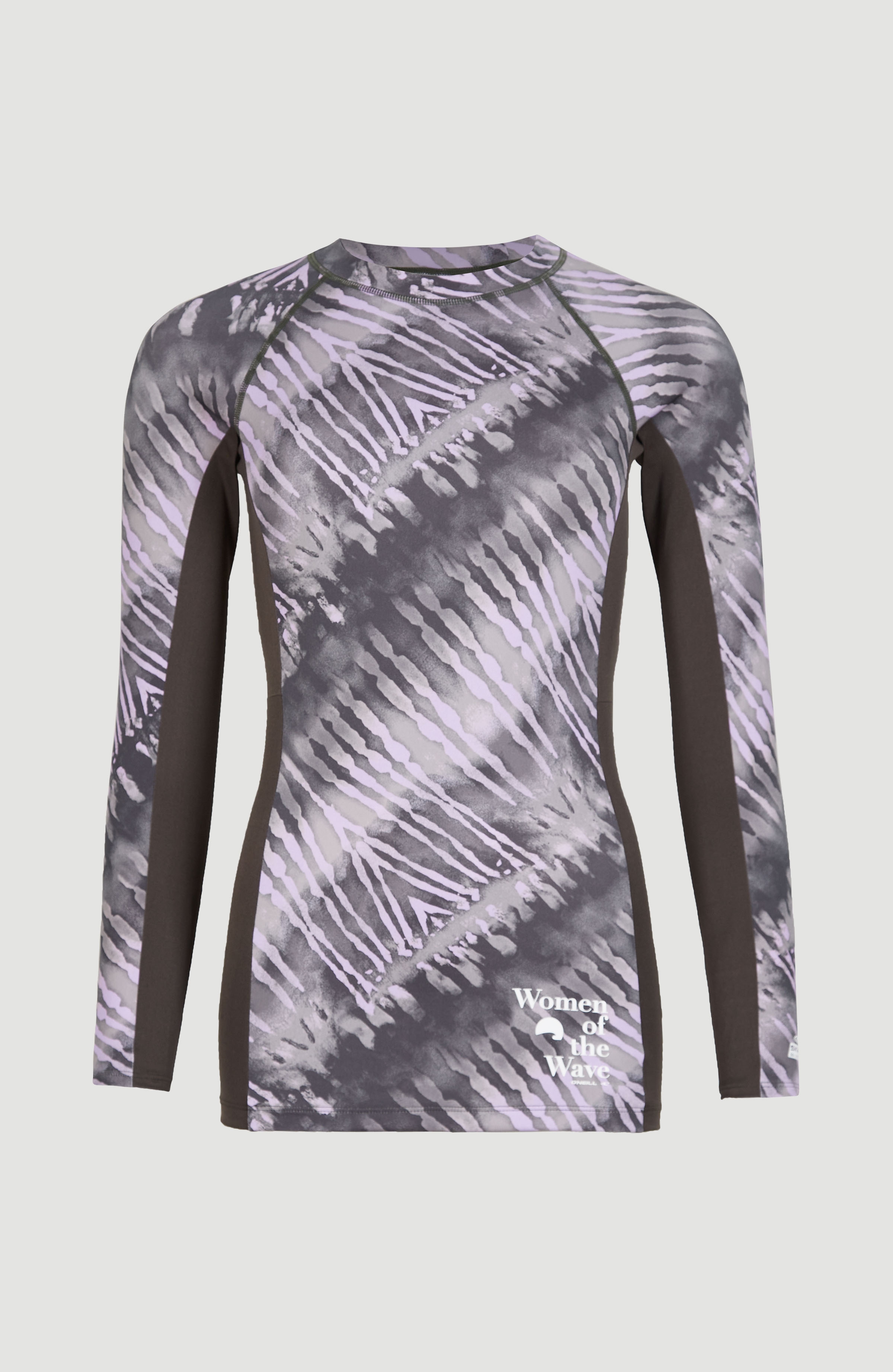 O'Neill - UV Swim shirt with long sleeves for women - Women of the wave - UPF50+ - Grey Tie Dye