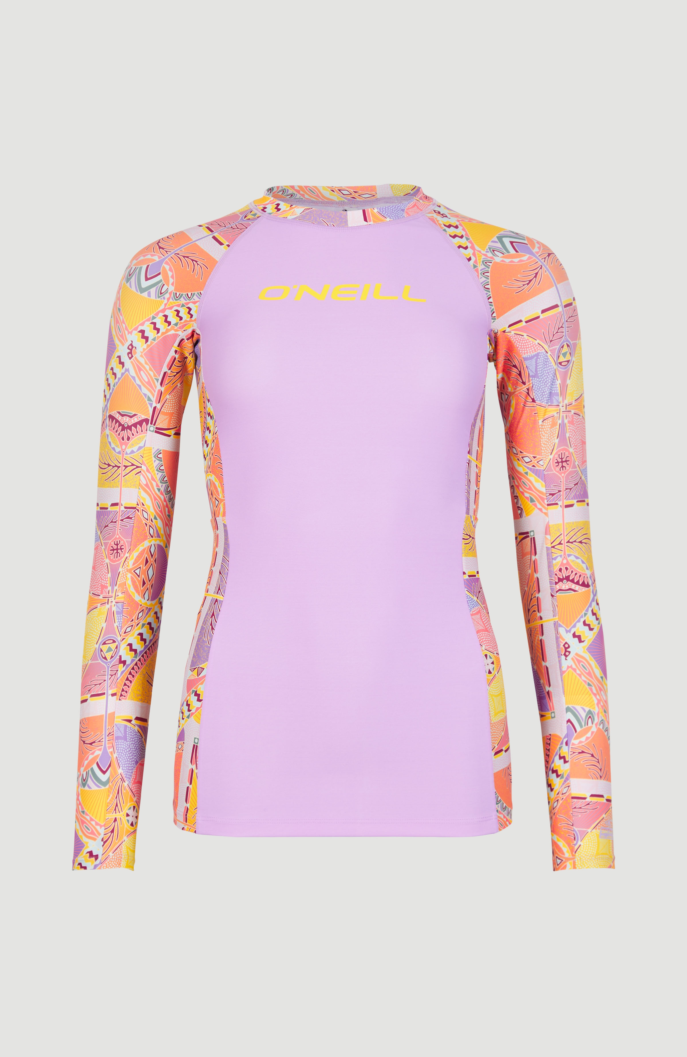 O'Neill - UV Swim shirt with long sleeves for women - Anglet - UPF50+ - Yellow Scarf