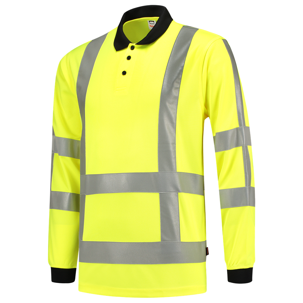 Tricorp - Poloshirt RWS Long Sleeve For Adults - Birdseye - Yellow