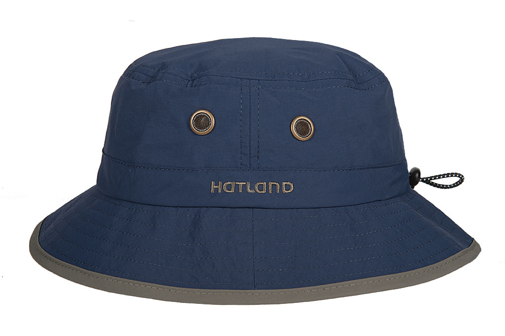 Hatland - UV Bucket hat - Sal Anti-Mosquito - Slate blue