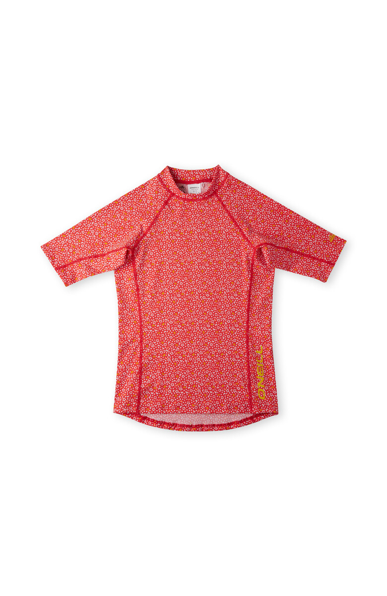 O'Neill - UV Shortsleeve skin for girls - All Over Print - Red