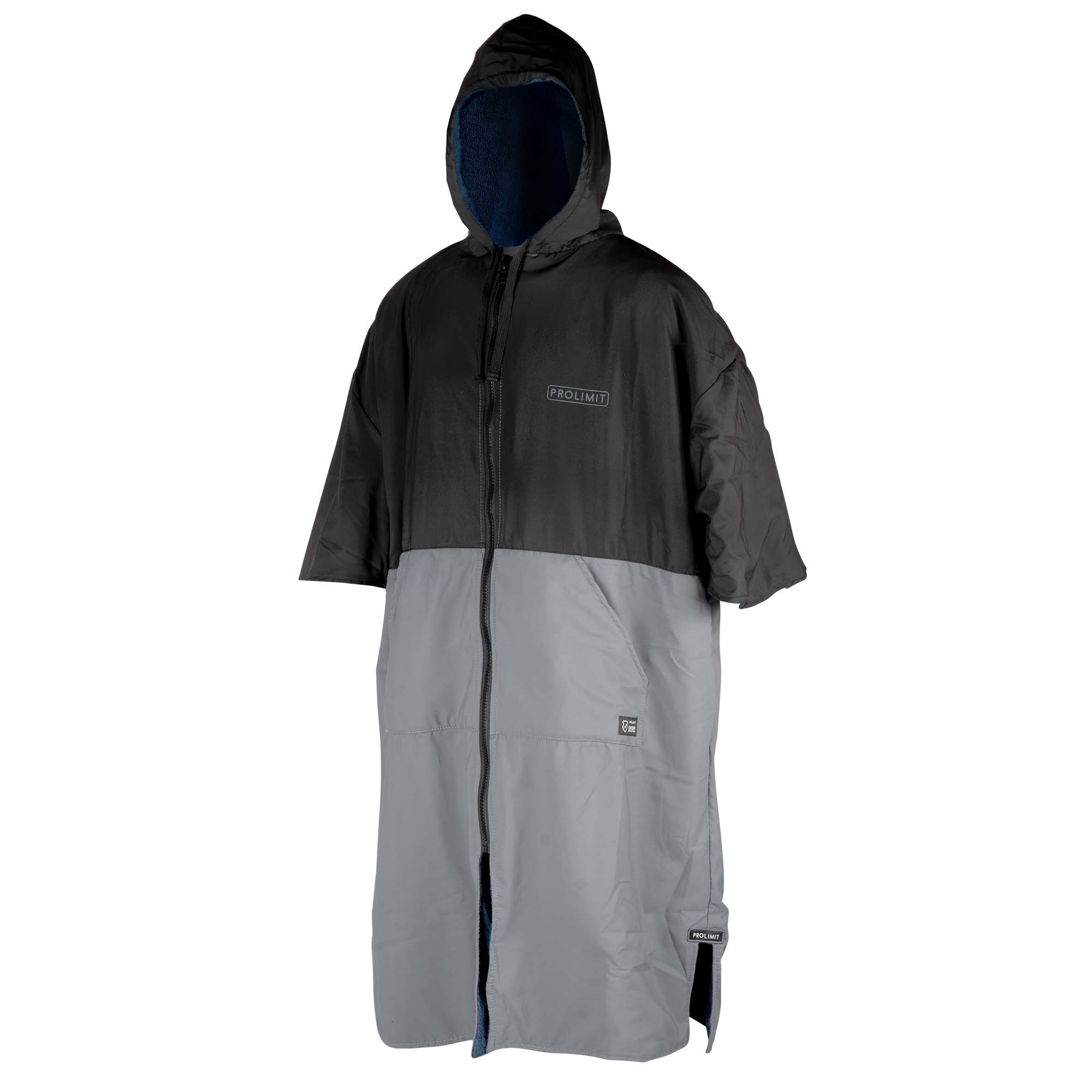 Prolimit - Water repellent poncho with zipper - Xtreme - Black/Navy