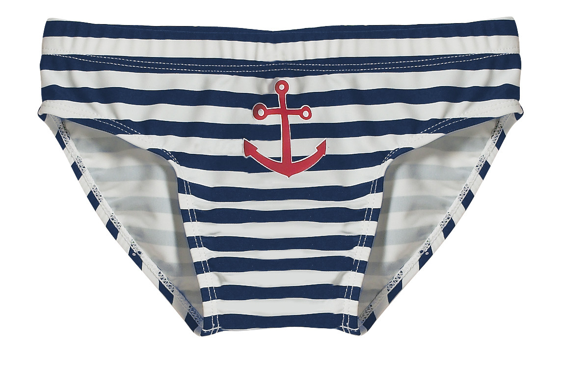 Playshoes - UV swimshorts blue white striped