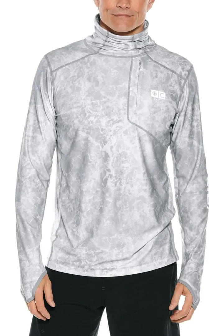 Coolibar - UV Hooded swim shirt for men - Andros - Smoke Grey