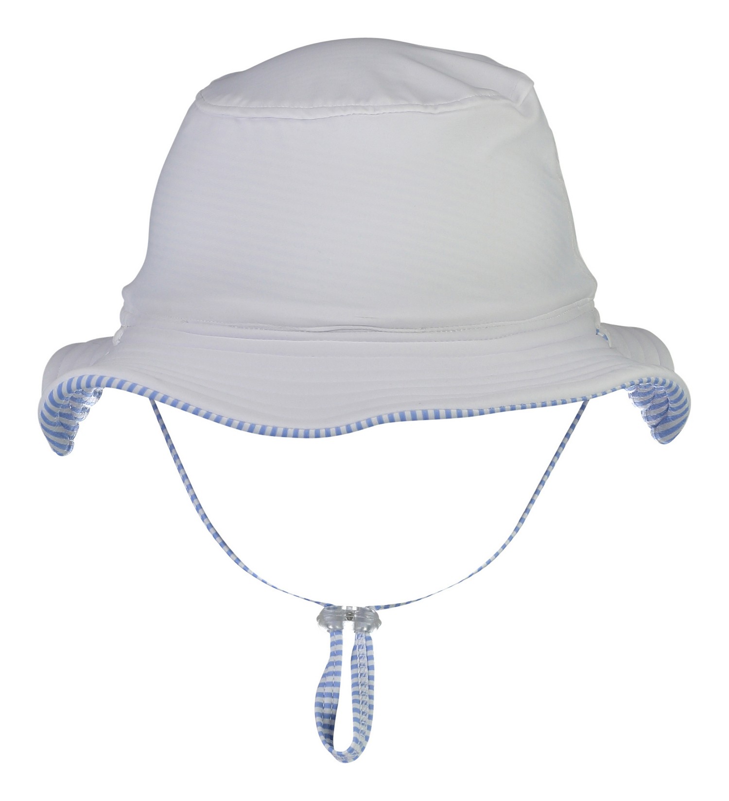 Snapper Rock - UV Bucket Hat for babies- White/Blue - Blue