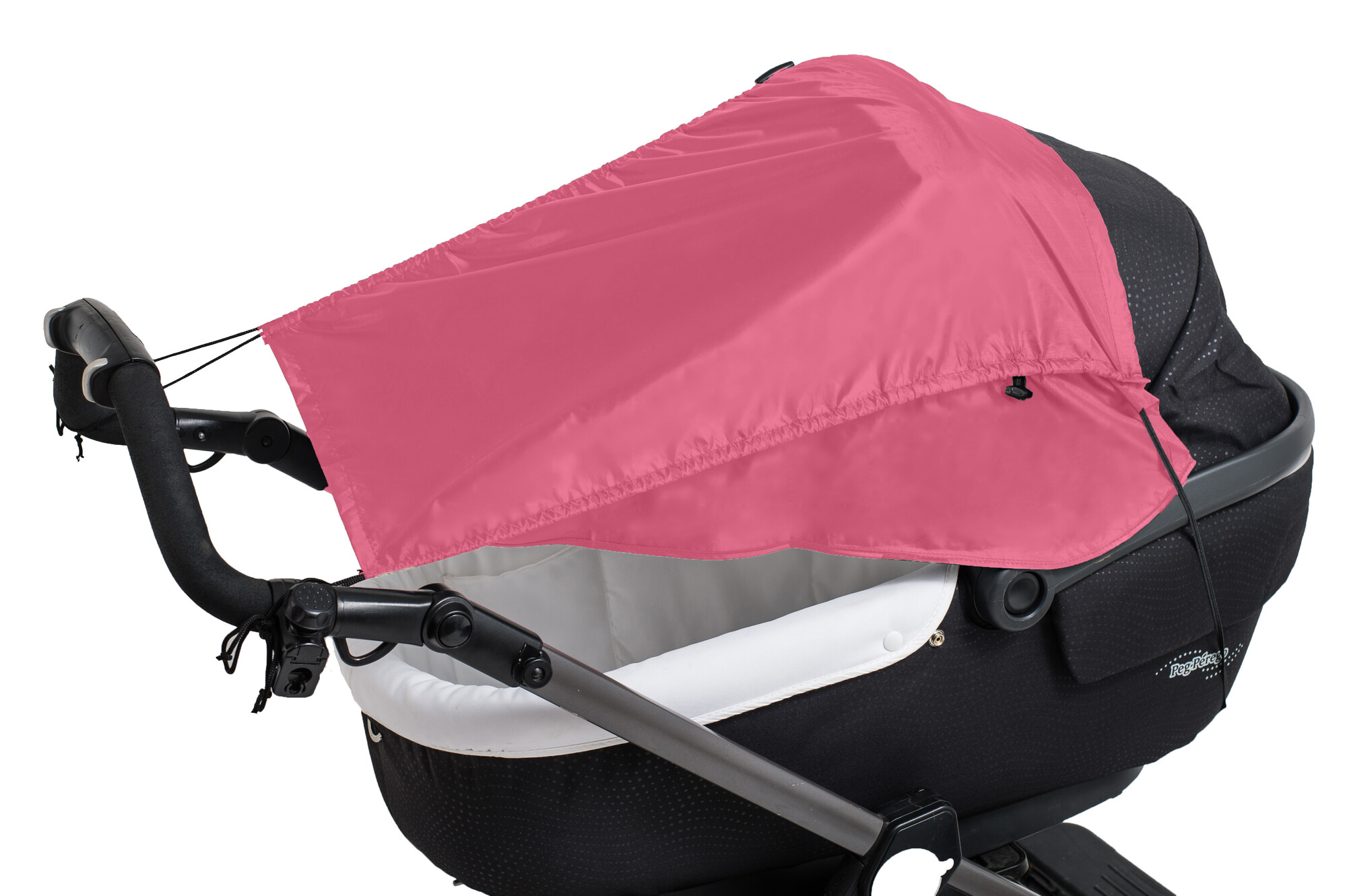 Altabebe - Universal UV sun screen with side protection for strollers - Rose