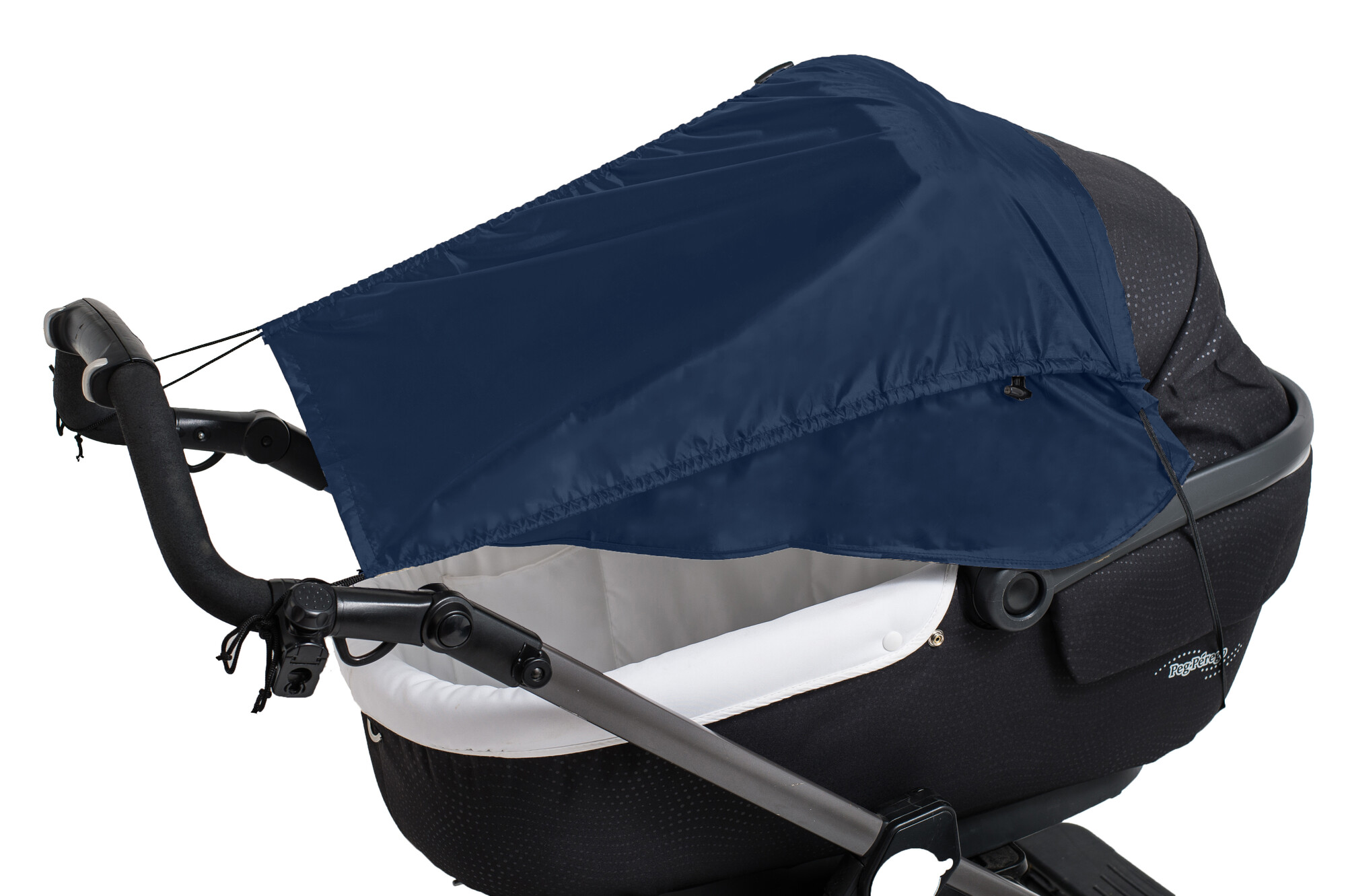 Altabebe - Universal UV sun screen with side protection for strollers - Navy Blue