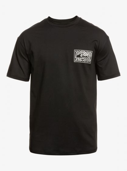 Quiksilver - UV Surf T-shirt for men - Mix Session Short sleeve - UPF50 - Black