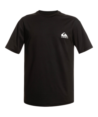 Quiksilver - UV Swimming shirt with short sleeves for men - Logo - Black