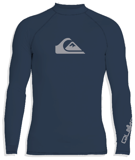 Quiksilver - UV Rashguard with long sleeves for boys - All time - Insignia blue