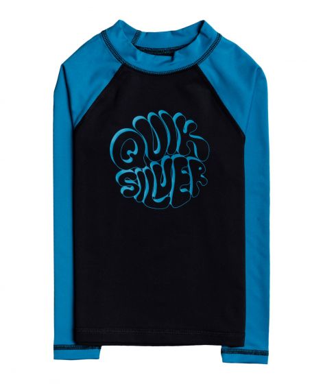Quiksilver - UV Swim shirt for boys - Longsleeve - Bubble Trouble - Black