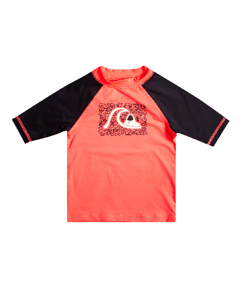 Quiksilver - UV Swimming shirt with long sleeves for boys - Next gen - Fiery coral